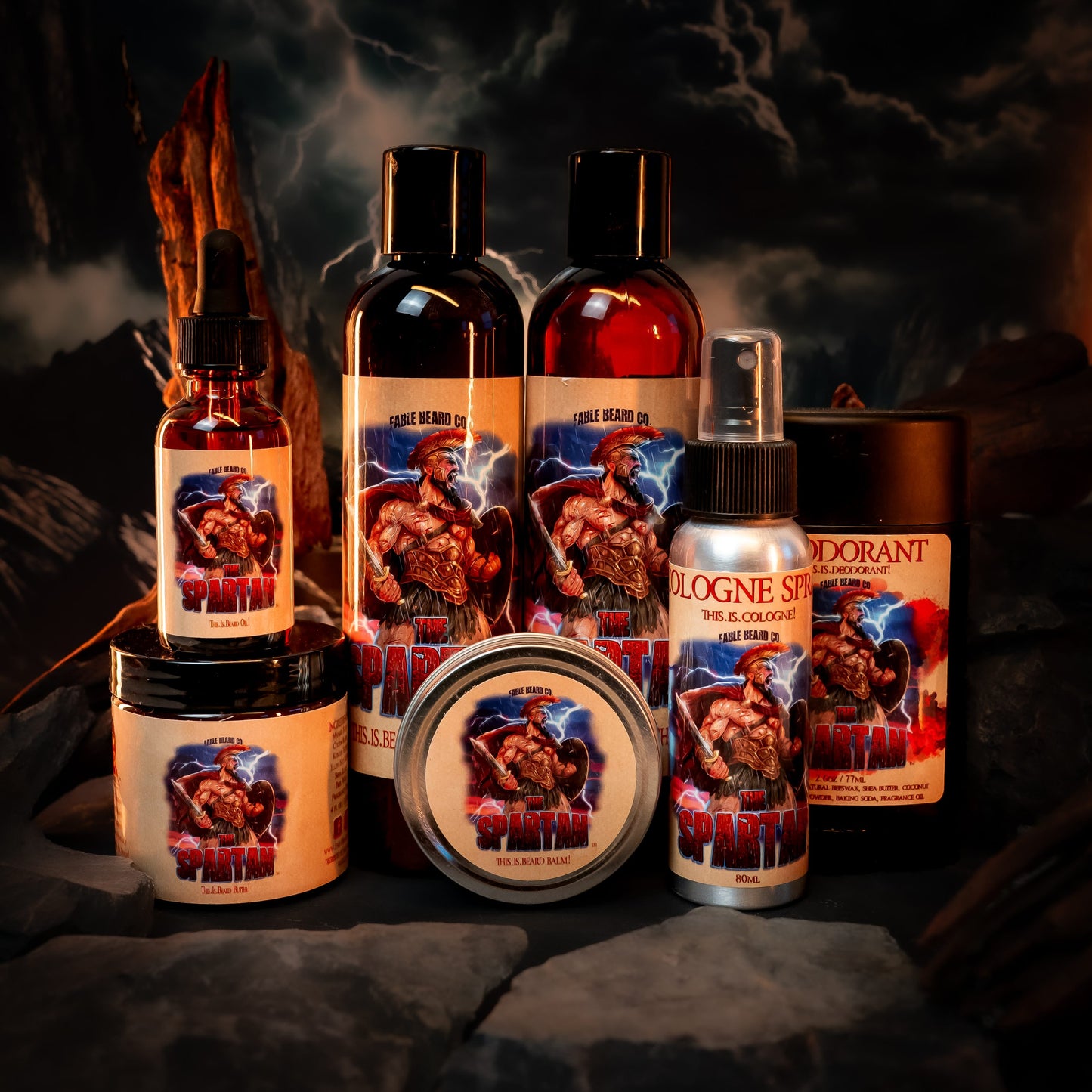The Spartan - Ultimate Bundle - Frankincense, Myrrh, Sage, and Ocean Mist