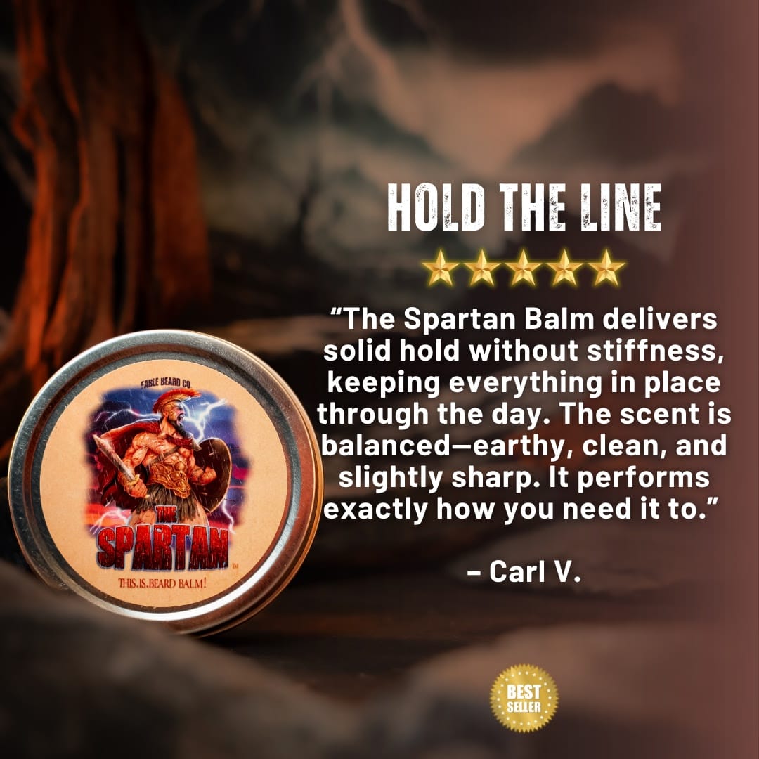 The Spartan - Complete Balm Kit - Frankincense, Myrrh, Sage, and Ocean Mist