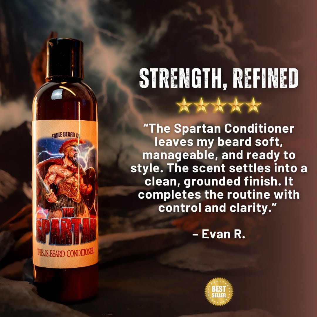 The Spartan - Beard Conditioner - Frankincense, Myrrh, Sage, and Ocean Mist