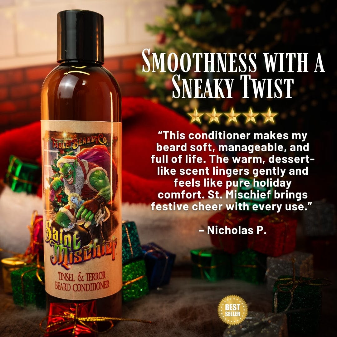 Saint Mischief - Beard Conditioner - Oatmeal Cookies, Sweet Honeycomb, Boiled Custard