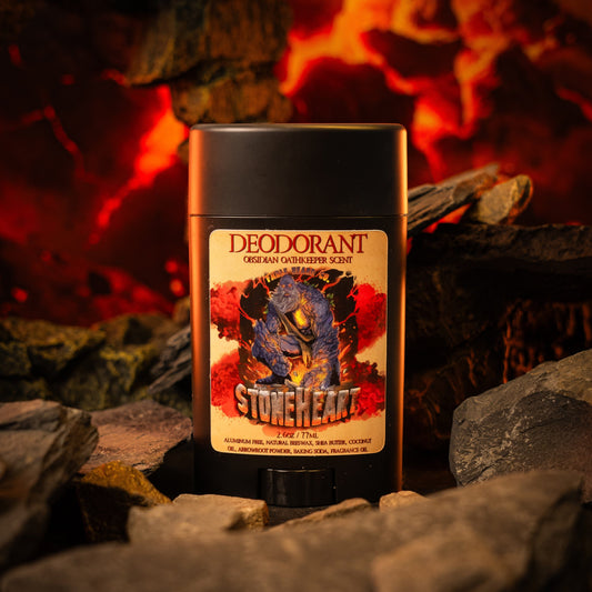 Stoneheart - Deodorant - Warm Marzipan, Pureed Strawberries, Fragrant Stonefruit