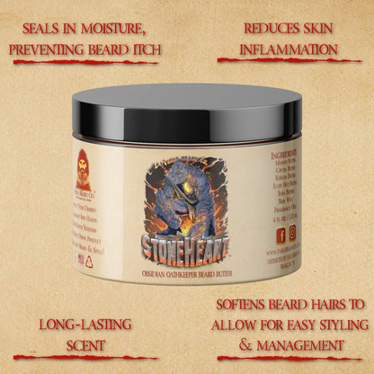 Stoneheart - Beard Butter - Warm Marzipan, Pureed Strawberries, Fragrant Stonefruit