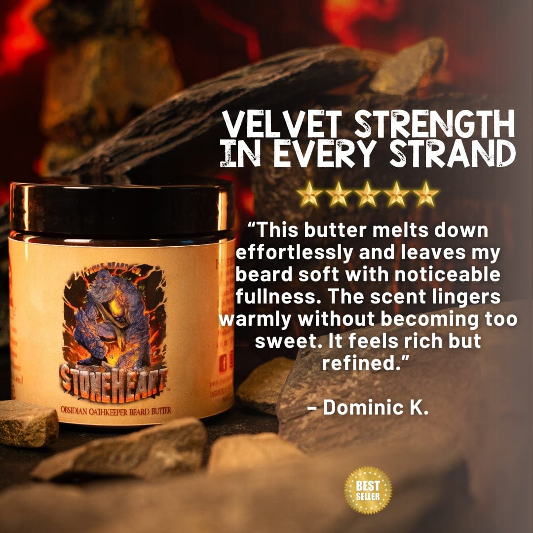 Stoneheart - Beard Butter - Warm Marzipan, Pureed Strawberries, Fragrant Stonefruit