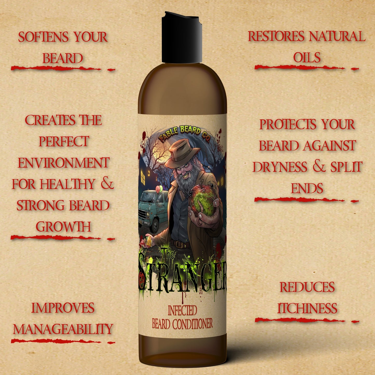 The Stranger - Beard Conditioner - Poisoned Orchard Apple, Brûléed Wild Berries, Vanilla Shadow