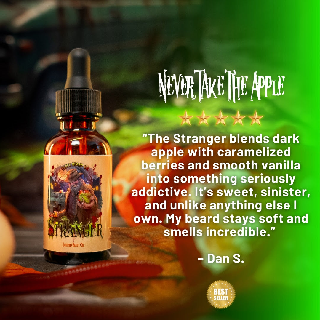 The Stranger - Beard Oil - Poisoned Orchard Apple, Brûléed Wild Berries, Vanilla Shadow