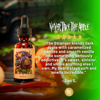The Stranger - Beard Oil - Poisoned Orchard Apple, Brûléed Wild Berries, Vanilla Shadow