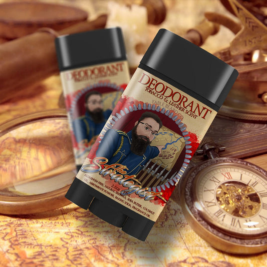 The Strategist - Deodorant - Fresh Leather, Aged Tobacco, Warm Amber, and Sweet Vanilla