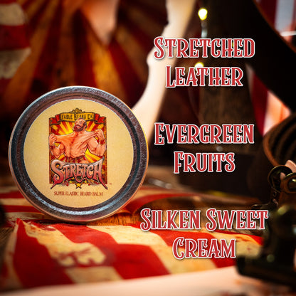 Stretch - Beard Balm - Stretched Leather, Evergreen Fruits, Silken Sweet Cream