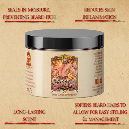 Stretch - Beard Butter - Stretched Leather, Evergreen Fruits, Silken Sweet Cream