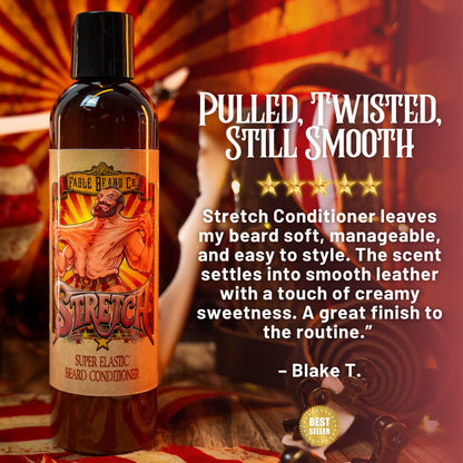 Stretch - Beard Conditioner - Stretched Leather, Evergreen Fruits, Silken Sweet Cream