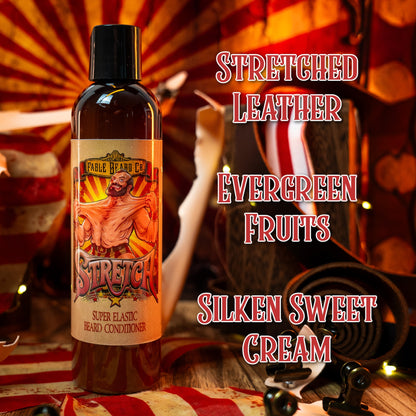 Stretch - Beard Conditioner - Stretched Leather, Evergreen Fruits, Silken Sweet Cream
