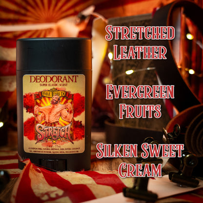 Stretch - Deodorant - Stretched Leather, Evergreen Fruits, Silken Sweet Cream