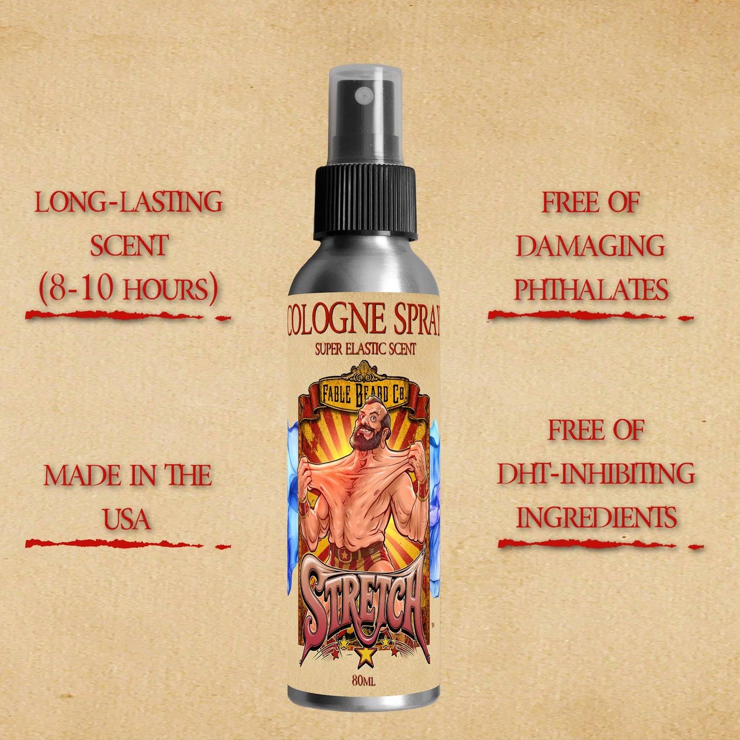 Stretch - Cologne - Stretched Leather, Evergreen Fruits, Silken Sweet Cream