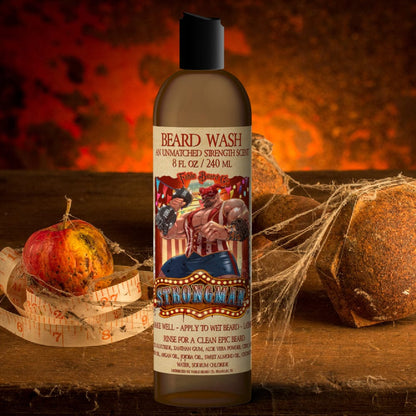 The Strongman - Colossal Cinnamon Leather Beard Wash