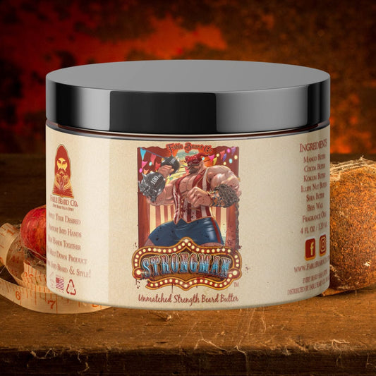 The Strongman - Colossal Cinnamon Leather Beard Butter