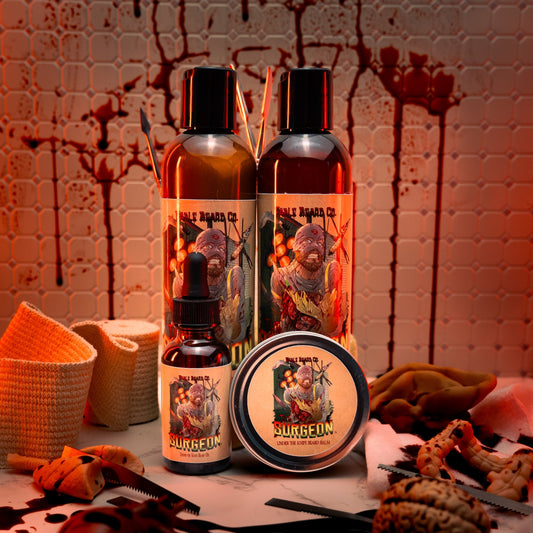 The Surgeon - Complete Balm Kit - Black Tea Leaves, Sterile Lemon Tincture, Cursed Amberwood