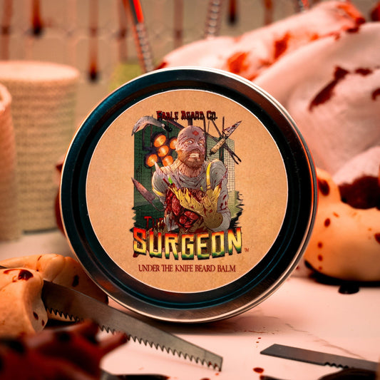The Surgeon - Beard Balm - Black Tea Leaves, Sterile Lemon Tincture, Cursed Amberwood