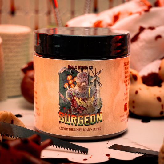 The Surgeon - Beard Butter - Black Tea Leaves, Sterile Lemon Tincture, Cursed Amberwood