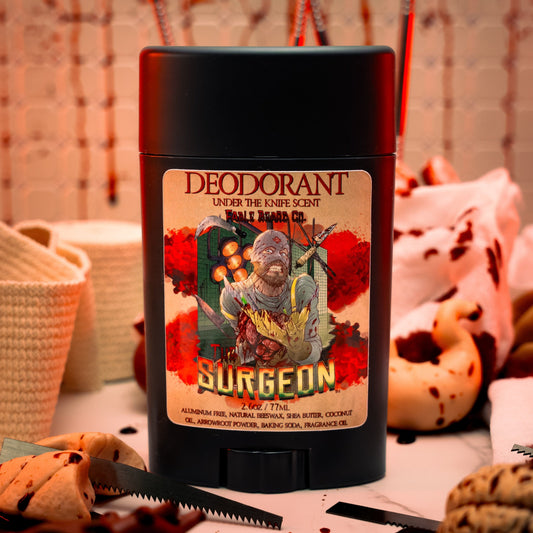 The Surgeon - Deodorant - Black Tea Leaves, Sterile Lemon Tincture, Cursed Amberwood
