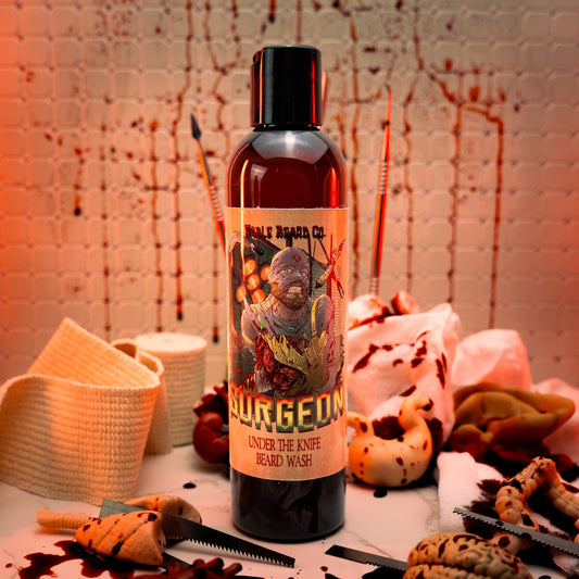 The Surgeon - Beard Wash - Black Tea Leaves, Sterile Lemon Tincture, Cursed Amberwood