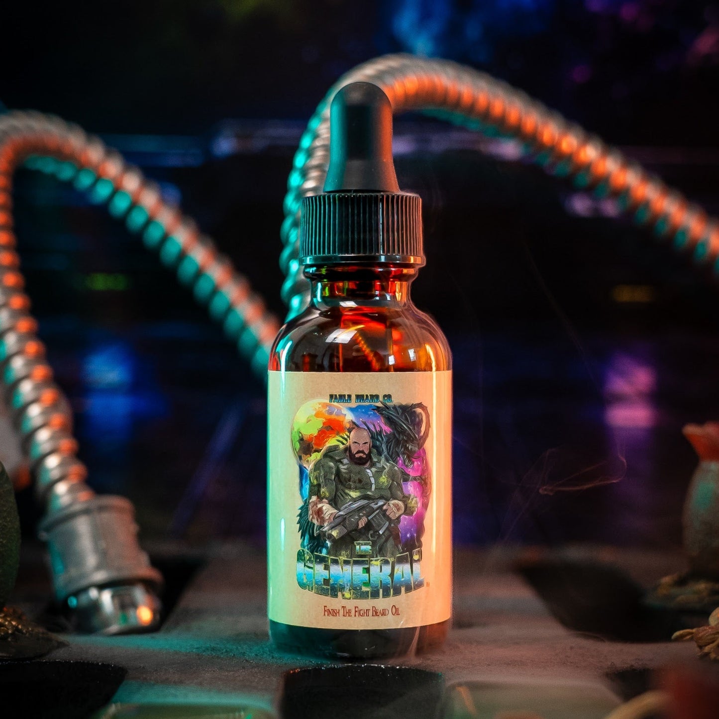 The General - Beard Oil - Sweetened Tobacco, Sandalwood Aftershave, Cosmic Bergamot
