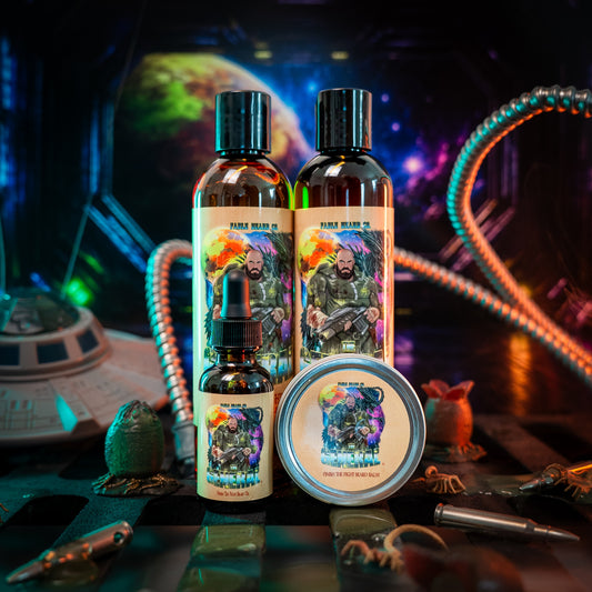 The General - Complete Balm Kit - Sweetened Tobacco, Sandalwood Aftershave, Cosmic Bergamot