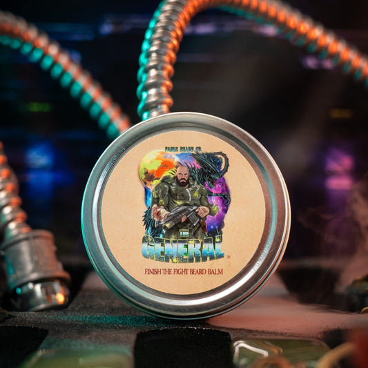 The General - Beard Balm - Sweetened Tobacco, Sandalwood Aftershave, Cosmic Bergamot
