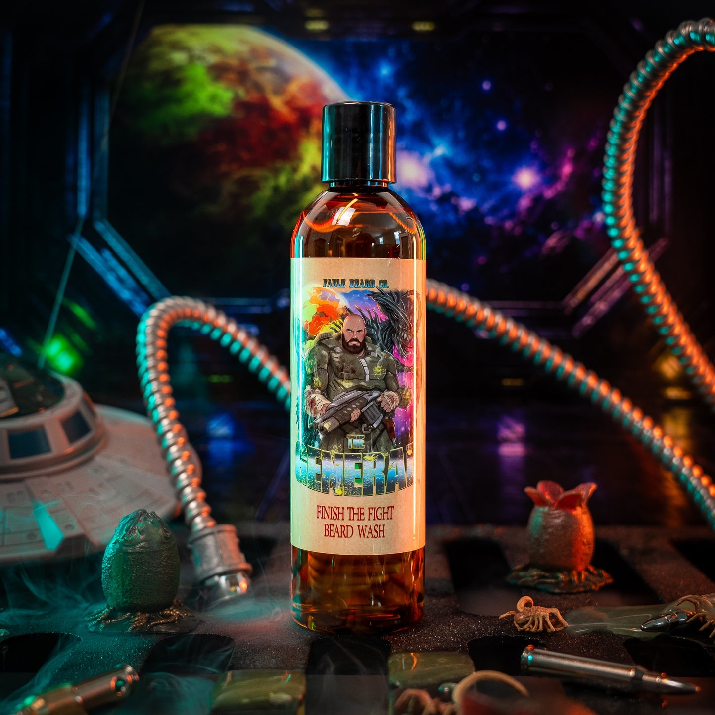 The General - Beard Wash - Sweetened Tobacco, Sandalwood Aftershave, Cosmic Bergamot