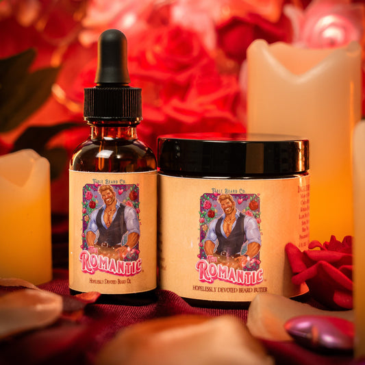 The Romantic - Beard Oil & Butter Kit - Crisp Bergamot, Sweet Guaiac Woods, Comforting Sandalwood