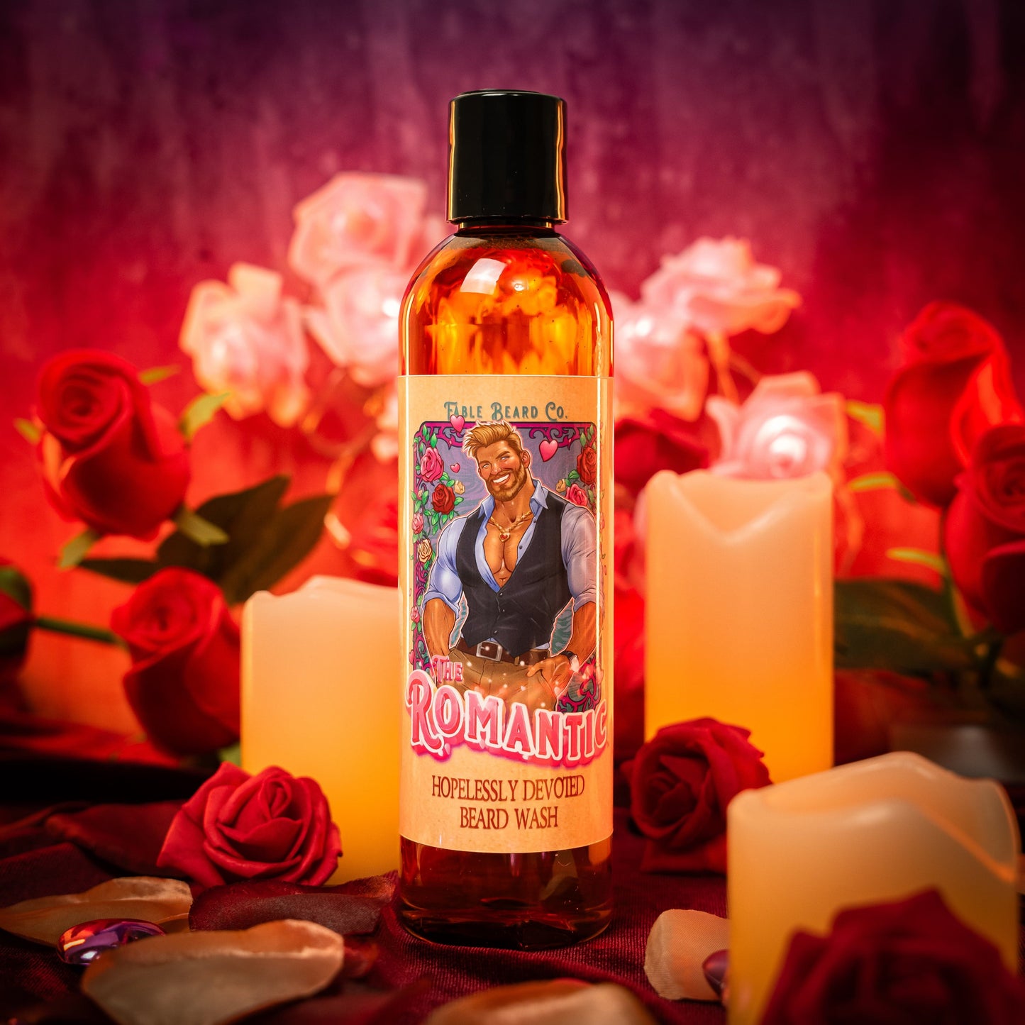 The Romantic - Beard Wash - Crisp Bergamot, Sweet Guaiac Woods, Comforting Sandalwood