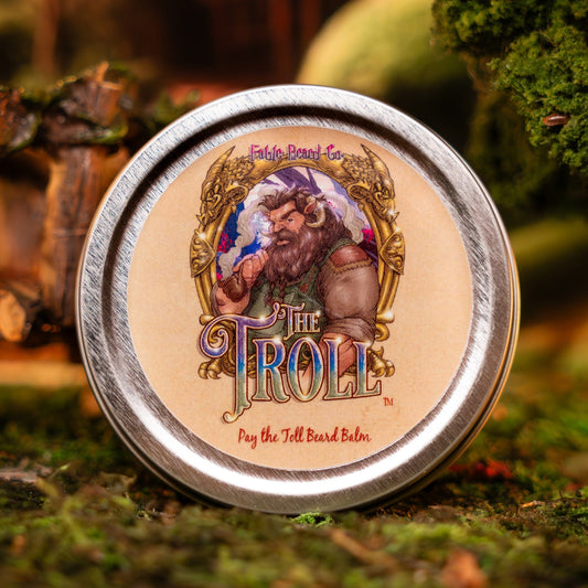 The Troll - Beard Balm - Sandalwood Pipe, Oak Moss Bridge, Refreshing Stream, and Bright Spring Air