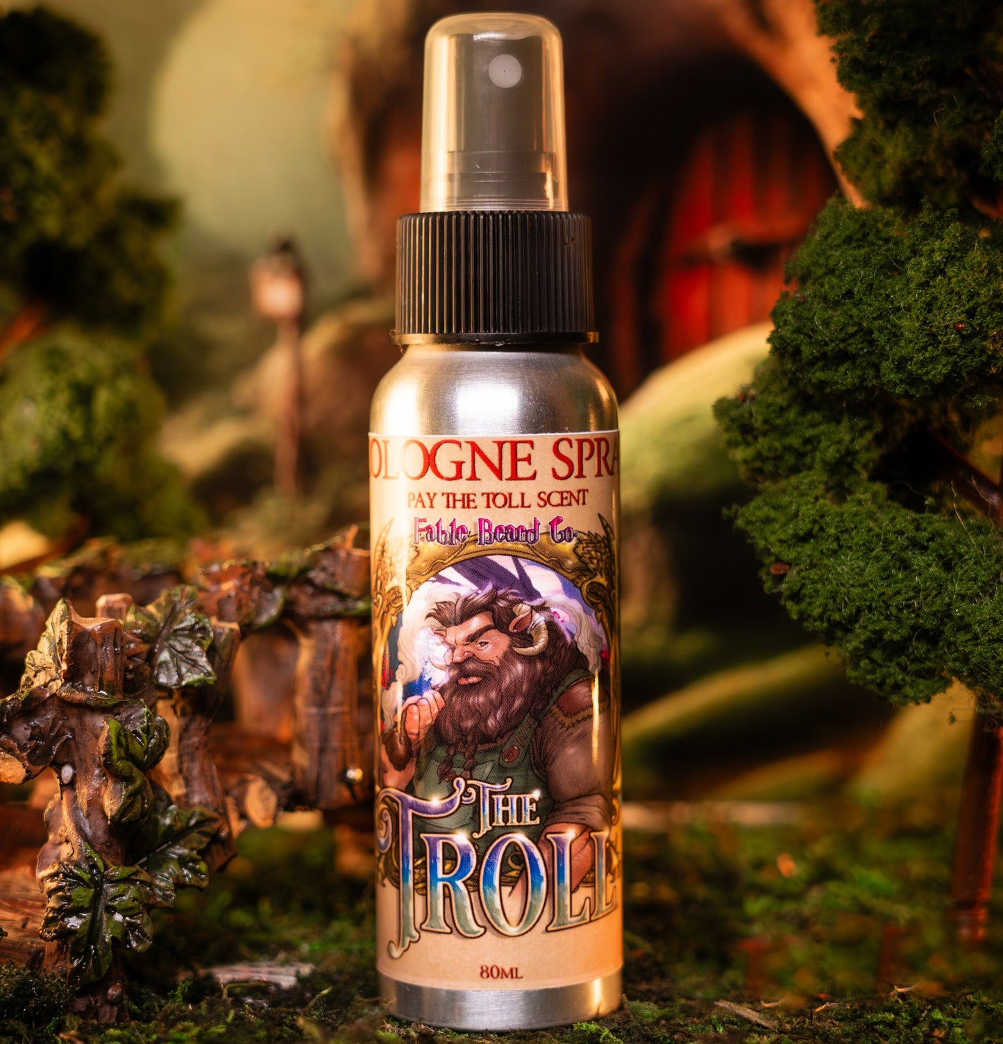 The Troll - Cologne - Sandalwood Pipe, Oak Moss Bridge, Refreshing Stream, and Bright Spring Air