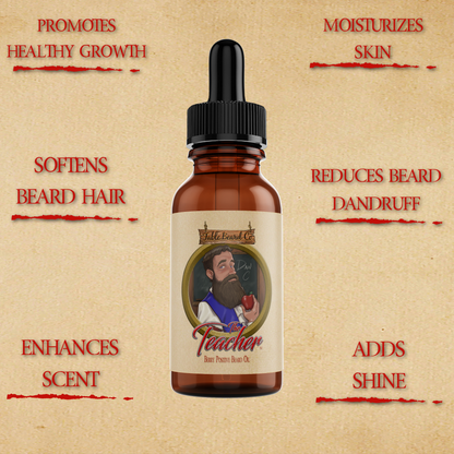 The Teacher - Beard Oil & Balm Kit - Fresh Apples, Wild Berries, Creamy Vanilla