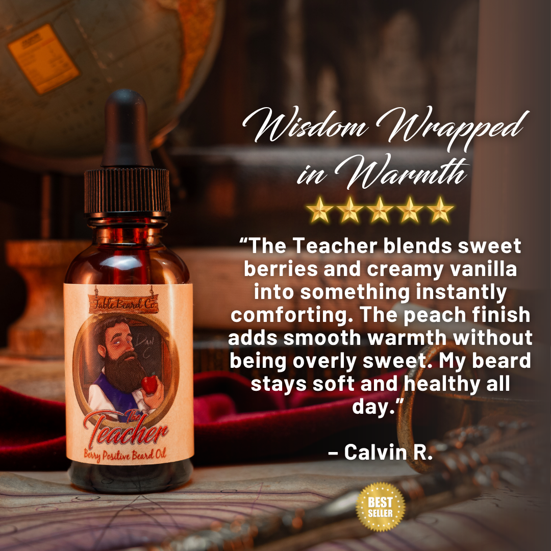 The Teacher - Beard Oil - Fresh Apples, Wild Berries, and Creamy