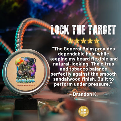 The General - Complete Balm Kit - Sweetened Tobacco, Sandalwood Aftershave, Cosmic Bergamot