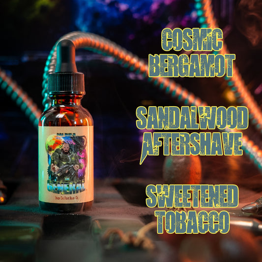 The General - Beard Oil & Butter Kit - Sweetened Tobacco, Sandalwood Aftershave, Cosmic Bergamot