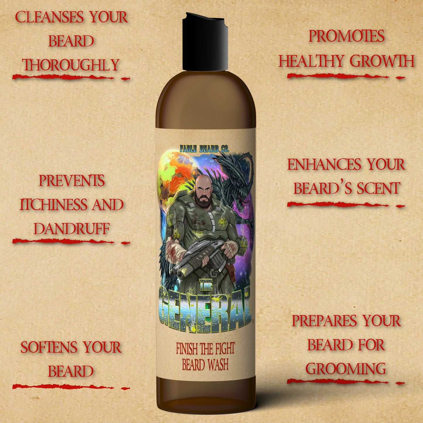The General - Complete Balm Kit - Sweetened Tobacco, Sandalwood Aftershave, Cosmic Bergamot