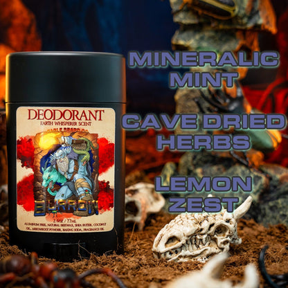 Burrow - Deodorant - Mineralic Mint, Cave Dried Herbs, Lemon Zest