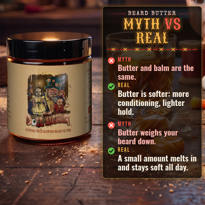 The Dollmaker - Beard Butter - Warm Butterscotch, Buttered Rum, Candy Corn, & Creamy Caramel