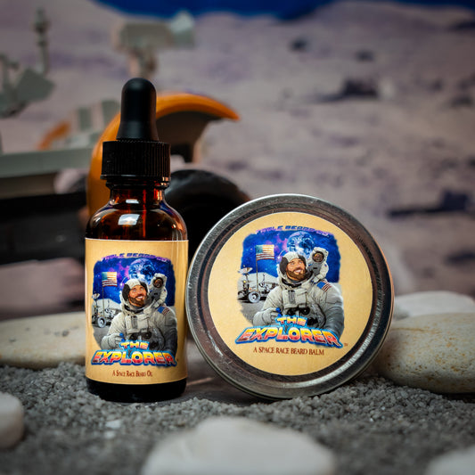 The Explorer - Beard Oil & Balm Kit - Silver Birch, Cosmic Air Accord, Dark Mineral Musk