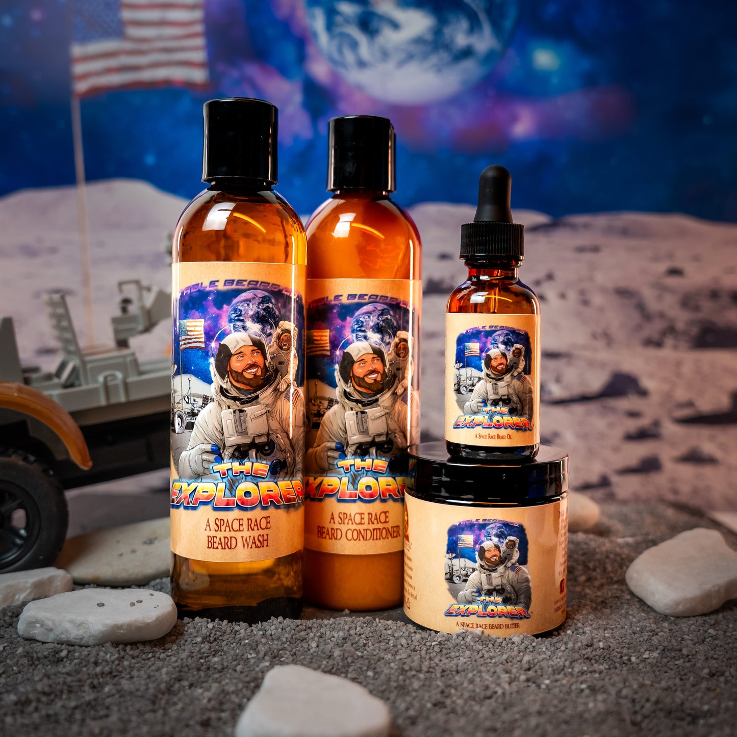 The Explorer - Complete Butter Kit - Silver Birch, Cosmic Air Accord, Dark Mineral Musk