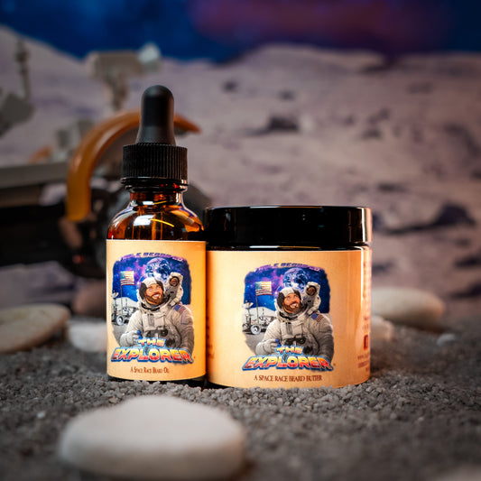 The Explorer - Beard Oil & Butter Kit - Silver Birch, Cosmic Air Accord, Dark Mineral Musk