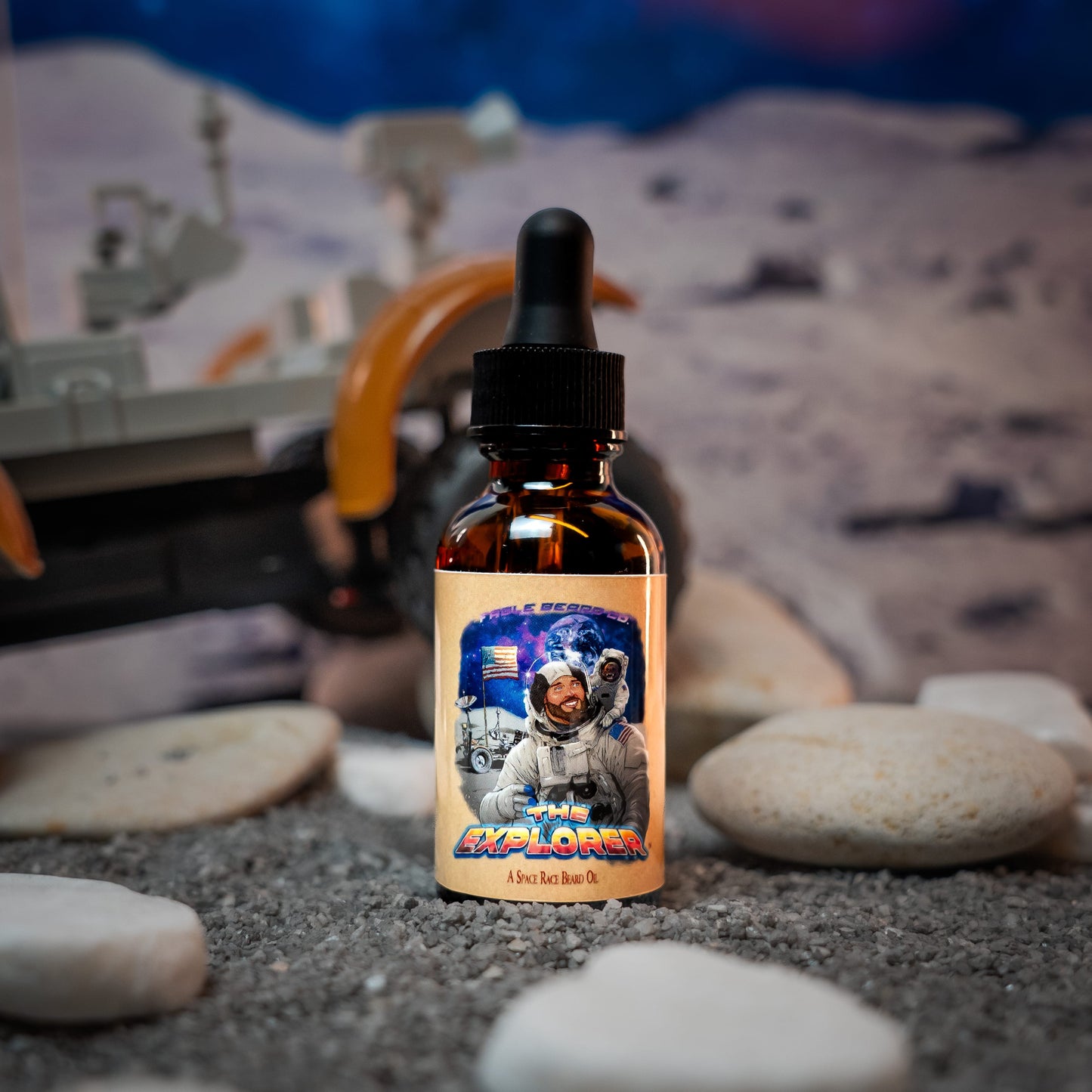 The Explorer - Beard Oil - Silver Birch, Cosmic Air Accord, Dark Mineral Musk