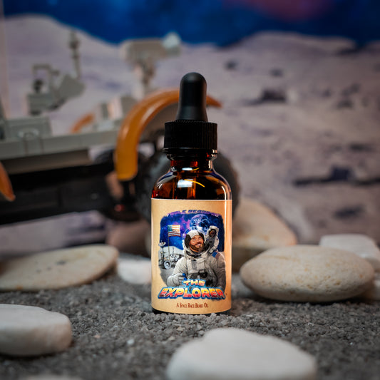 The Explorer - Beard Oil - Silver Birch, Cosmic Air Accord, Dark Mineral Musk