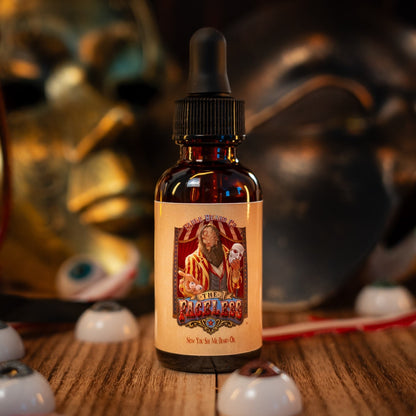 The Faceless - Beard Oil - Fireside Cider, Phantom Suede, Velvety Marzipan