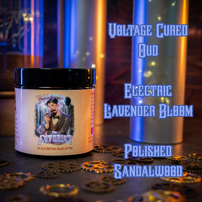 The Futurist - Beard Butter - Voltage Cured Oud, Electric Lavender Bloom, Polished Sandalwood