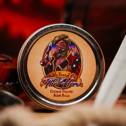 The Hero - Beard Balm - Warm Tobacco, Light Cologne, & Mystical Amber