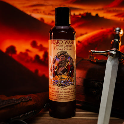 The Hero - Beard Wash - Warm Tobacco, Light Cologne, & Mystical Amber