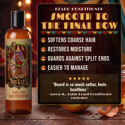 The Juggler - Beard Conditioner - Champagne Apples, Aged Teakwood, Vibrant Honey