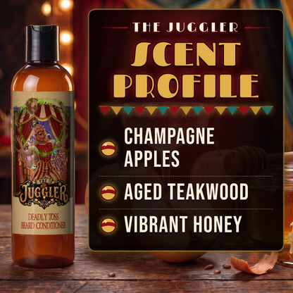 The Juggler - Beard Conditioner - Champagne Apples, Aged Teakwood, Vibrant Honey